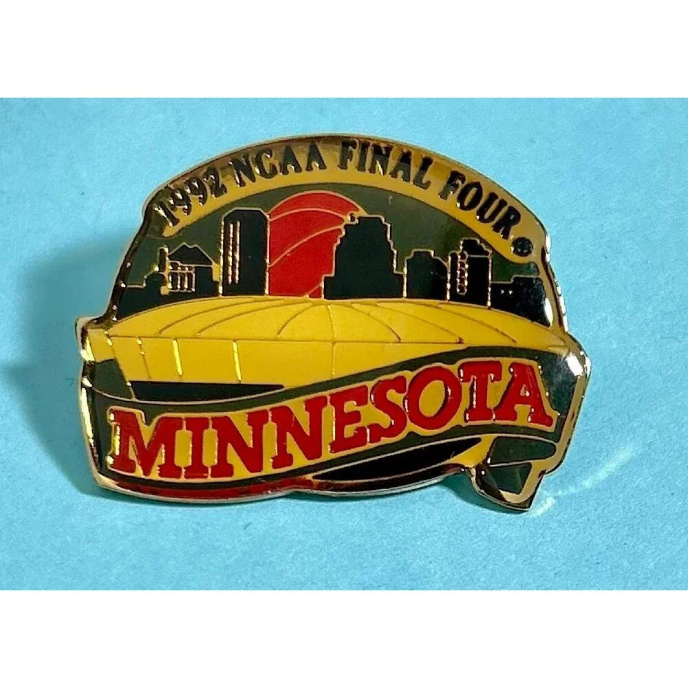 1992 NCAA Final Four, Twin Cities Minneapolis, Minnesota Metrodome Pin -NOS